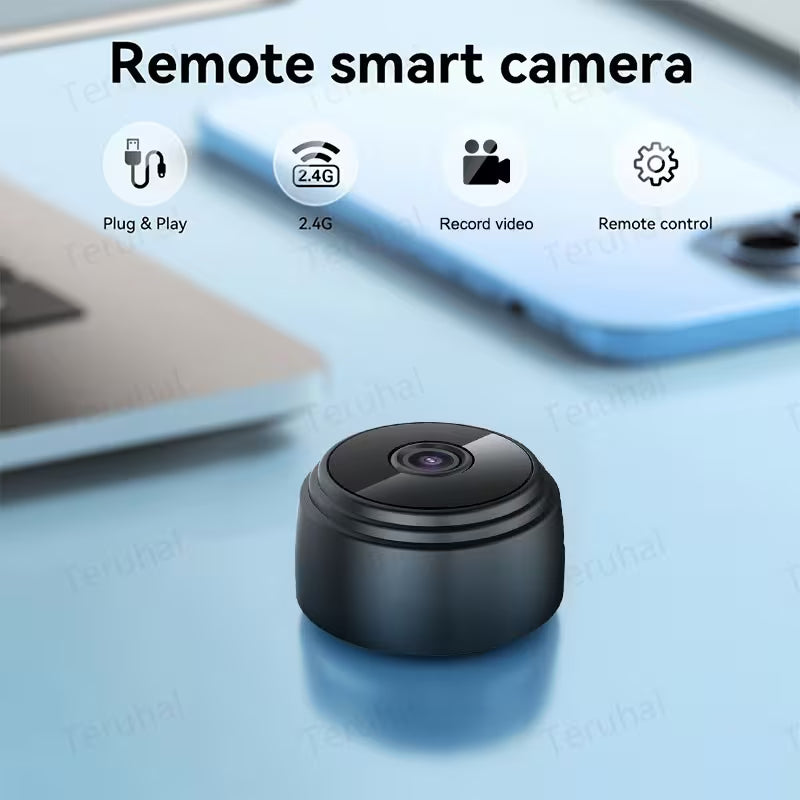 A9 Mini Wireless Security Camera – HD WiFi Indoor/Outdoor Smart CCTV with Night Vision, Motion Detection & App Access