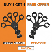 Metal Hook Grip Strength Trainer Buy 1 Get 1 Free – Adjustable Hand and Forearm Exerciser for Strength, Rehabilitation & Grip Training