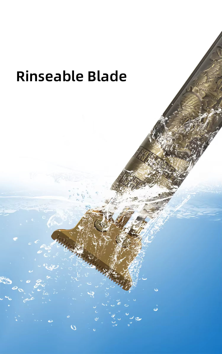 Vintage Professional Trimmer – Cordless Beard & Hair Clipper for Men