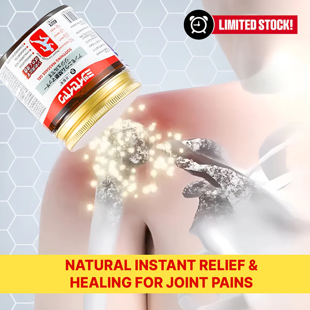 Instant Pain Relief Soothing Massage Gel – Fast-Acting Cooling & Warming Formula for Muscle & Joint Pain