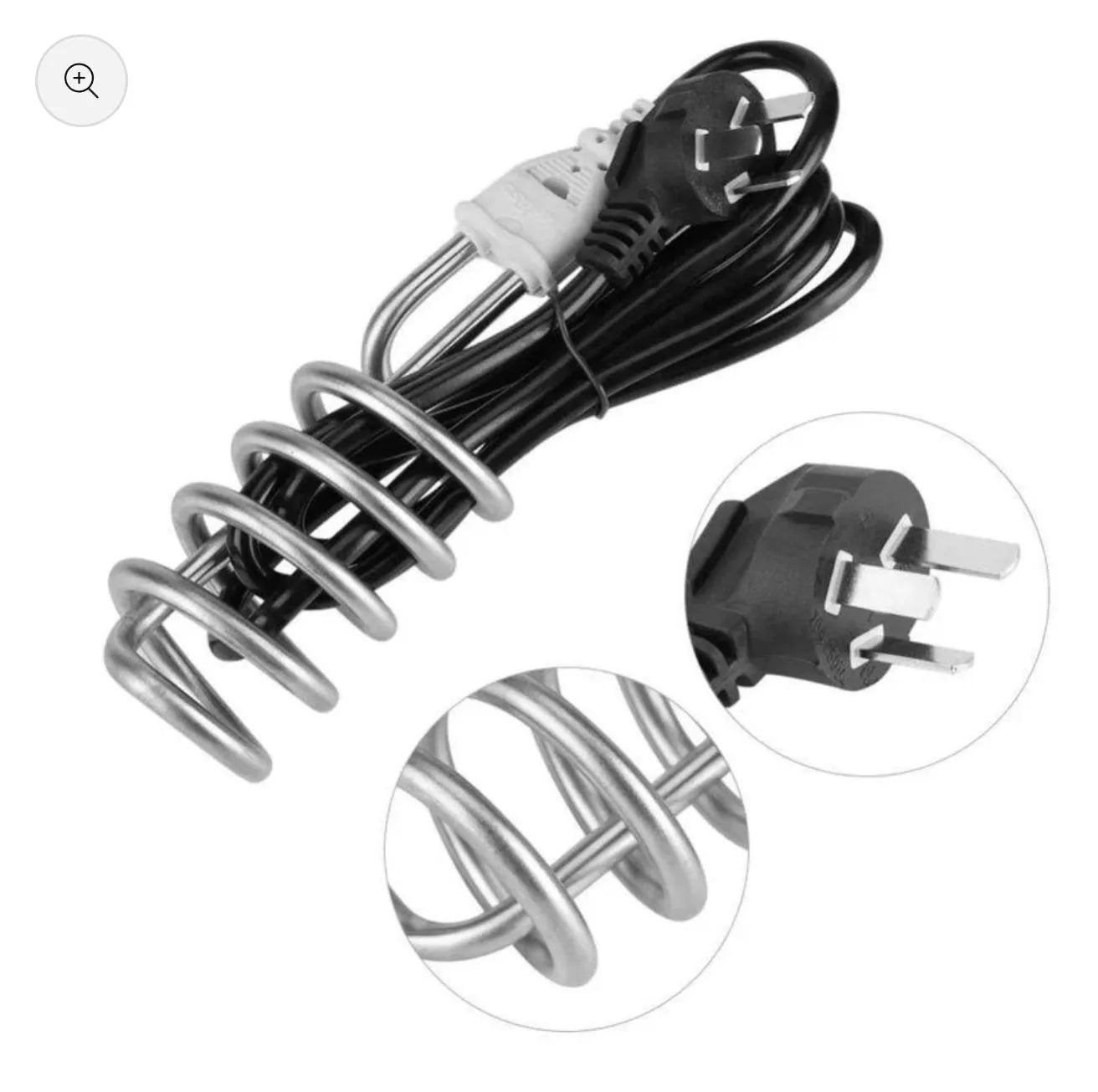 Electric Immersion Water Heating Rod – Portable 2000W Instant Water Heater