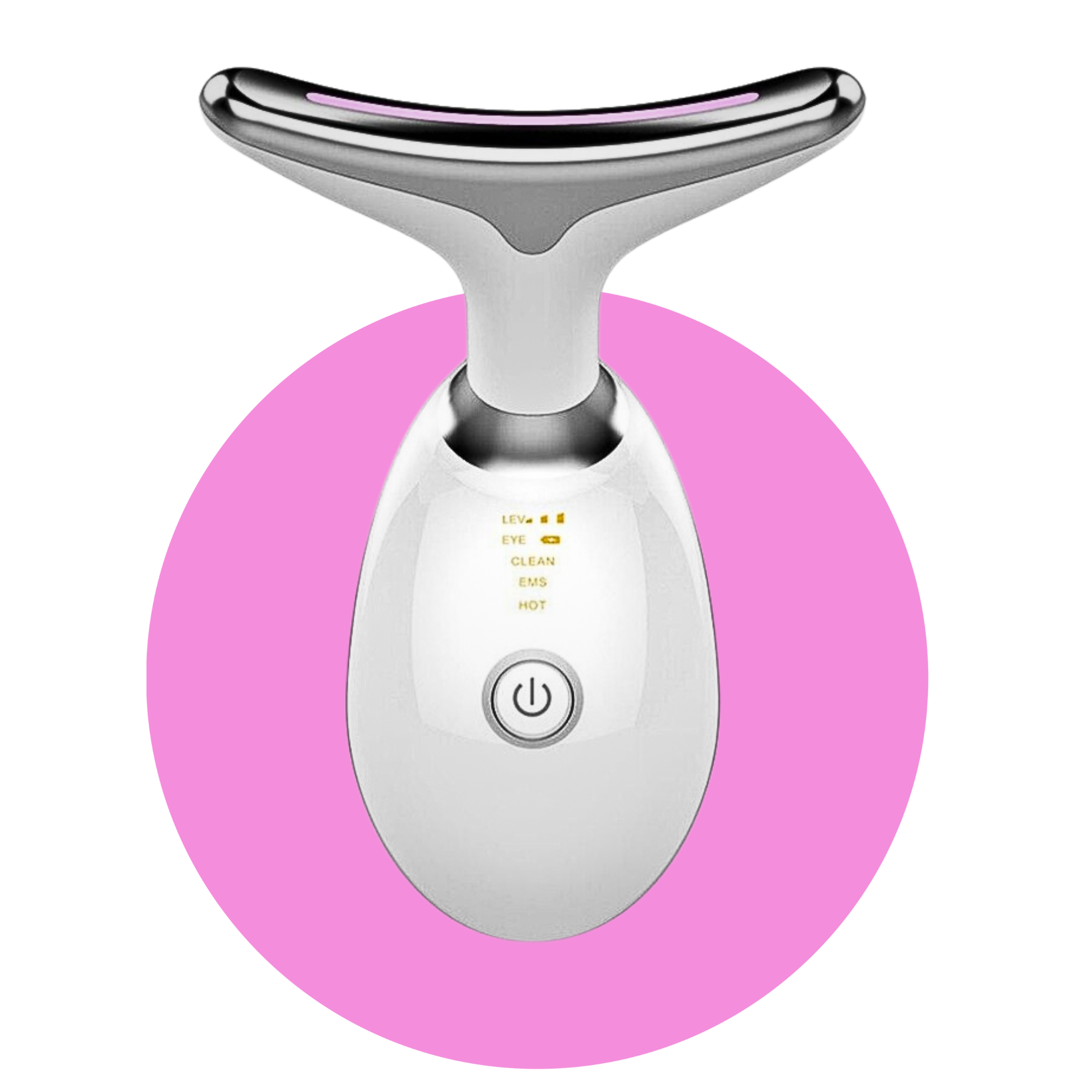 Anti-Wrinkle Beauty Device: EMS + Heat + LED Face & Neck Massager