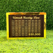 Umrah Saving Box – Elegant Money Bank for Hajj & Umrah Fund Collection