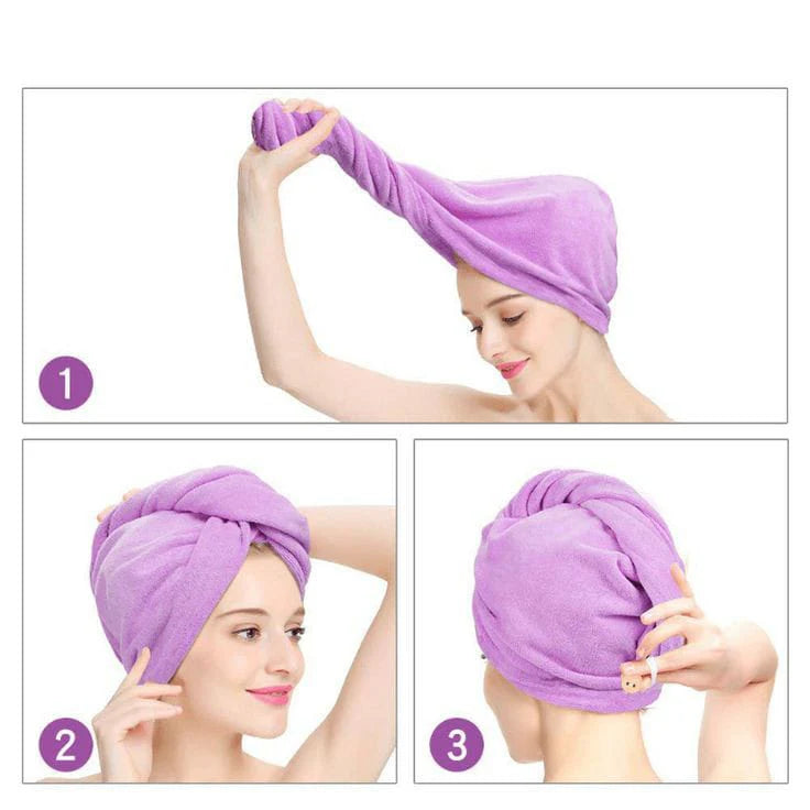 Hair Drying Towel - Mixed Colors