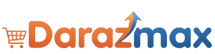 Darazmax logo with shopping cart icon on a white background