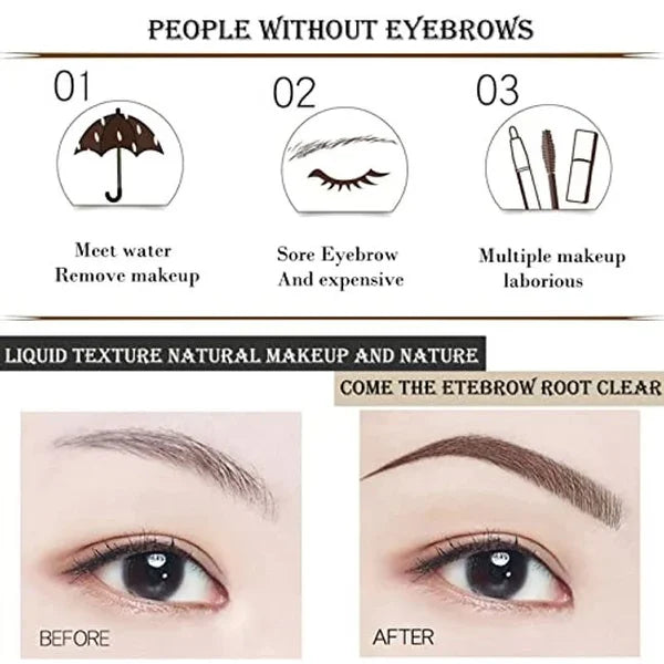 Waterproof Brow Pencil with Micro-Fork Tip