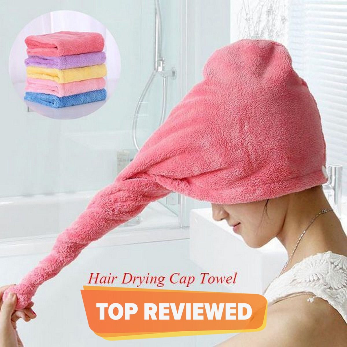 Hair Drying Towel - Mixed Colors